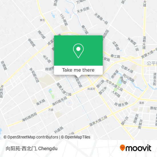 向阳苑-西北门 map