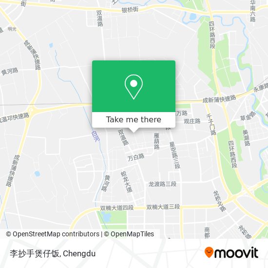 李抄手煲仔饭 map
