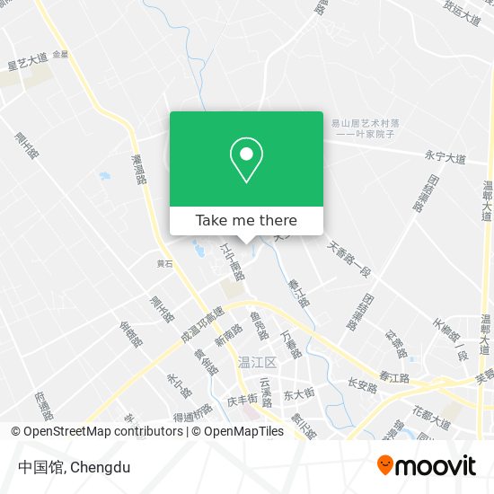 中国馆 map