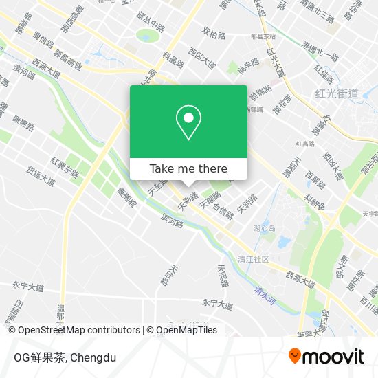 OG鲜果茶 map