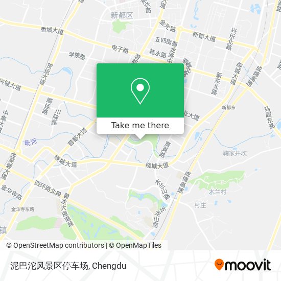 泥巴沱风景区停车场 map