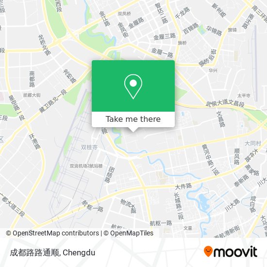 成都路路通顺 map