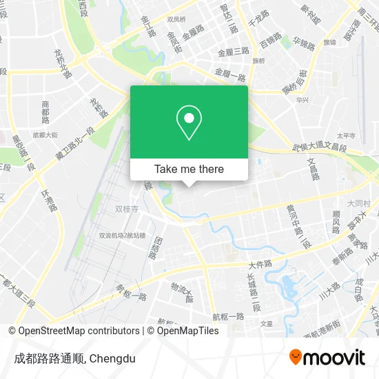 成都路路通顺 map