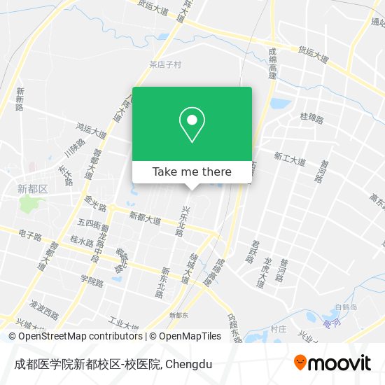 成都医学院新都校区-校医院 map