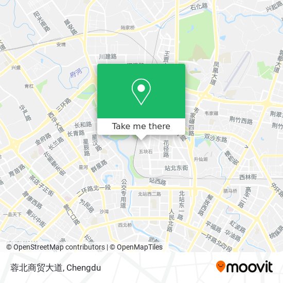 蓉北商贸大道 map