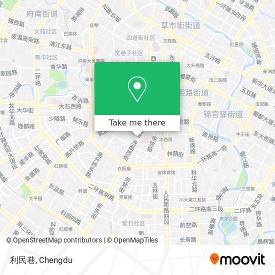 利民巷 map