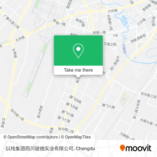 以纯集团四川骏德实业有限公司 map