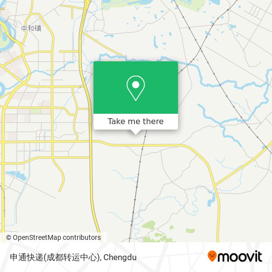 申通快递(成都转运中心) map