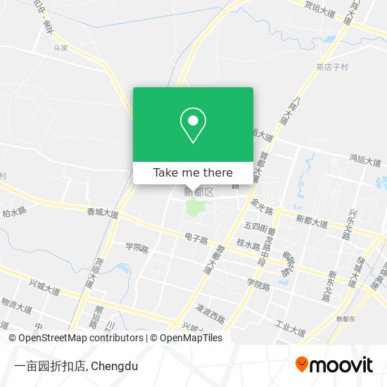 一亩园折扣店 map
