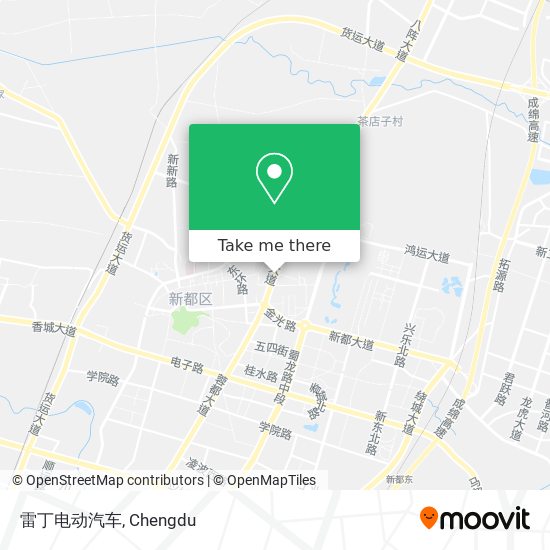 雷丁电动汽车 map