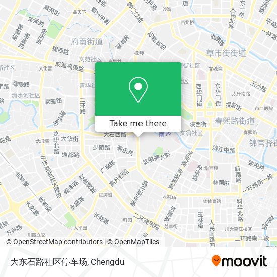 大东石路社区停车场 map