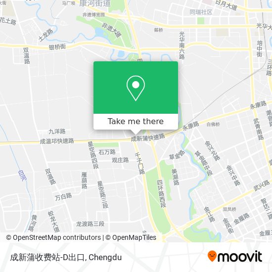 成新蒲收费站-D出口 map