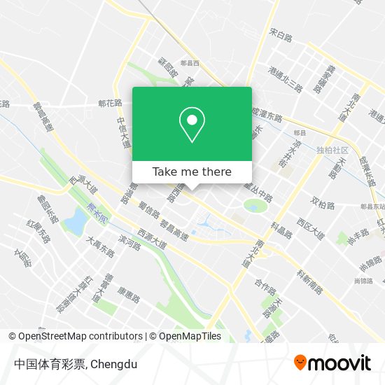中国体育彩票 map