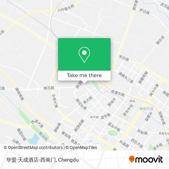 华盟·天成酒店-西南门 map
