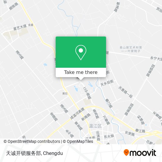天诚开锁服务部 map