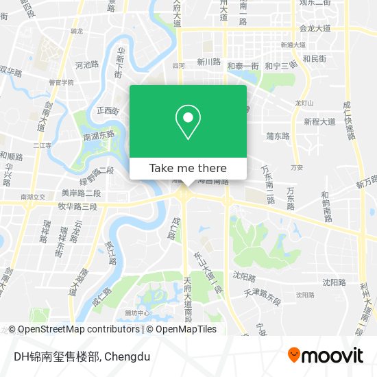 DH锦南玺售楼部 map