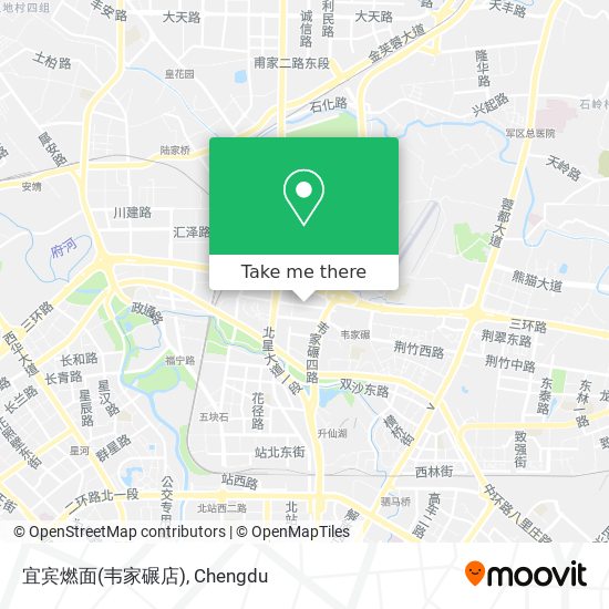 宜宾燃面(韦家碾店) map