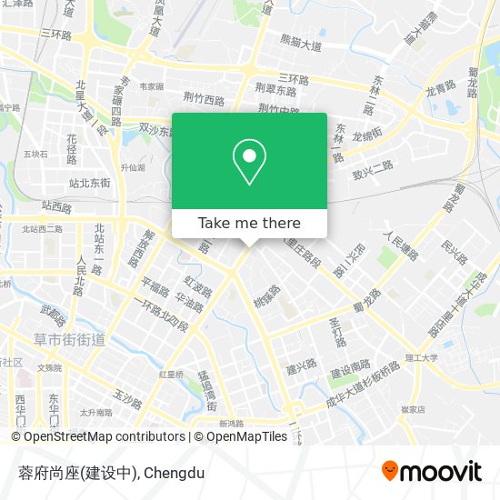 蓉府尚座(建设中) map