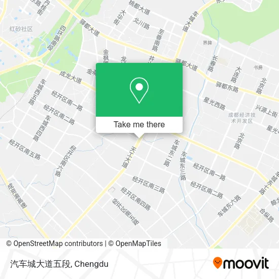 汽车城大道五段 map