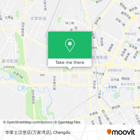 华莱士汉堡店(万家湾店) map