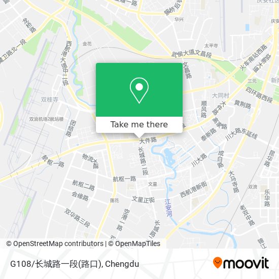 G108/长城路一段(路口) map