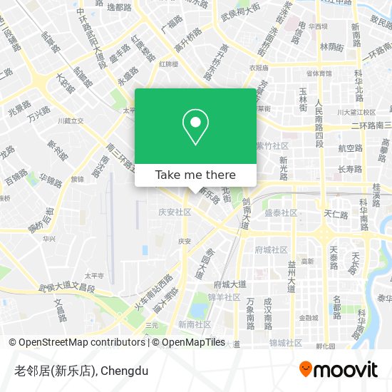 老邻居(新乐店) map