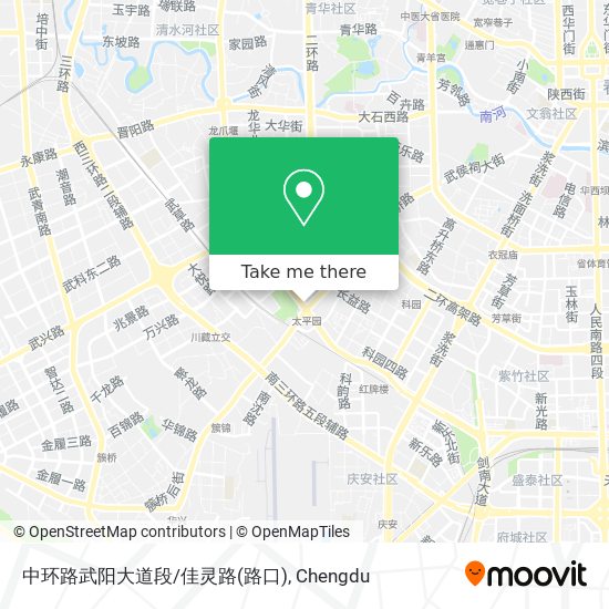 中环路武阳大道段/佳灵路(路口) map