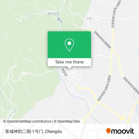 青城神韵二期-1号门 map