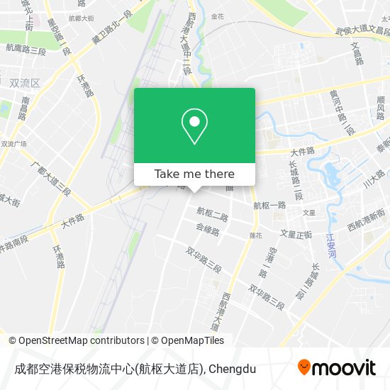 成都空港保税物流中心(航枢大道店) map