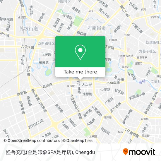 怪兽充电(金足印象SPA足疗店) map