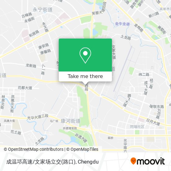 成温邛高速/文家场立交(路口) map