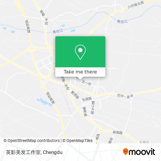 英影美发工作室 map