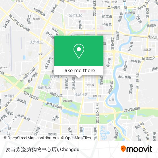 麦当劳(悠方购物中心店) map