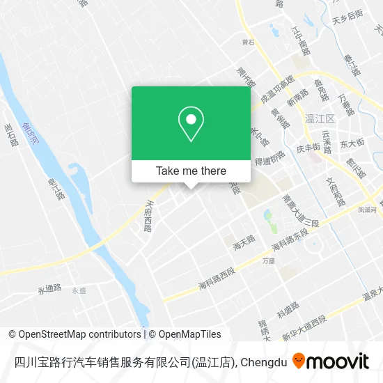 四川宝路行汽车销售服务有限公司(温江店) map