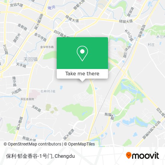 保利·郁金香谷-1号门 map