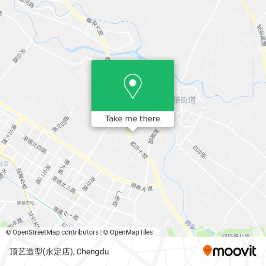 顶艺造型(永定店) map