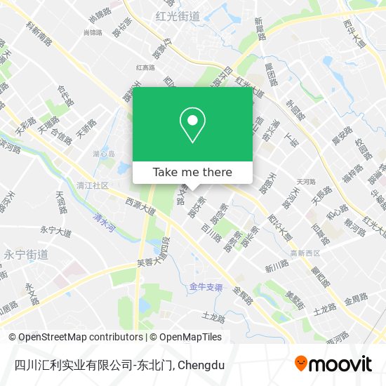四川汇利实业有限公司-东北门 map