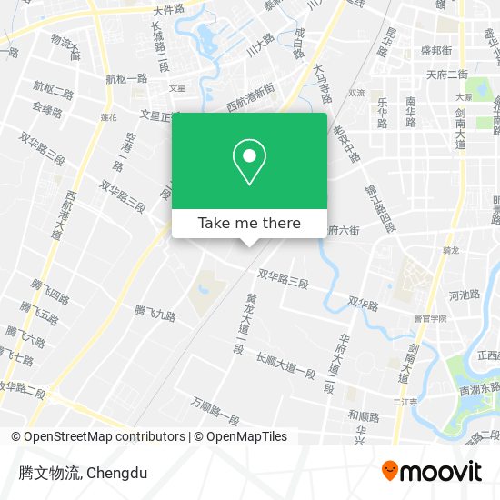 腾文物流 map