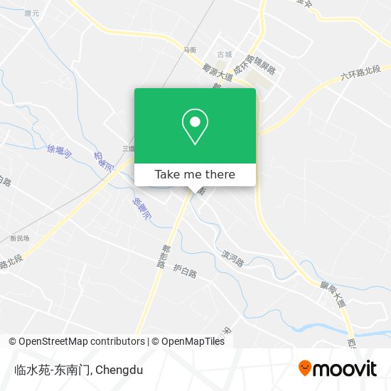 临水苑-东南门 map