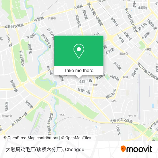 大融厨鸡毛店(簇桥六分店) map