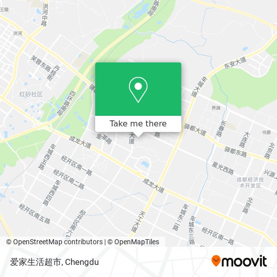 爱家生活超市 map