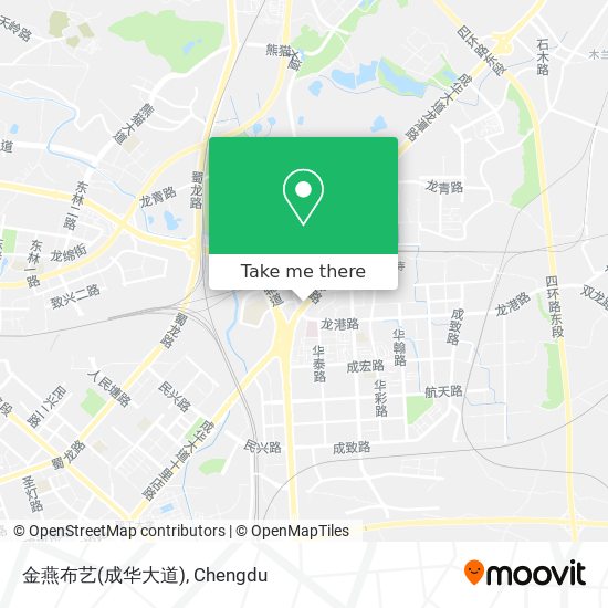 金燕布艺(成华大道) map
