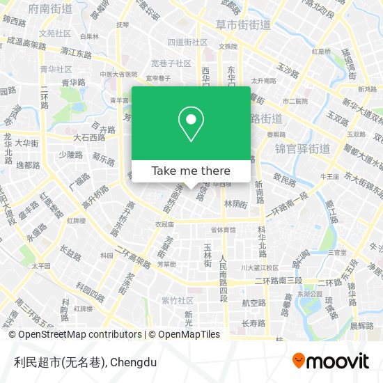 利民超市(无名巷) map