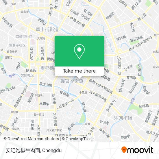 安记泡椒牛肉面 map