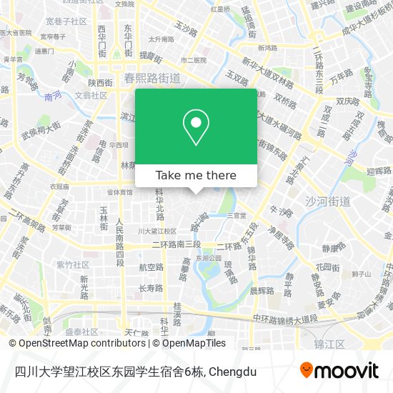 四川大学望江校区东园学生宿舍6栋 map