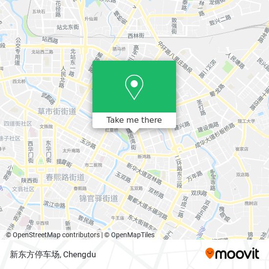 新东方停车场 map