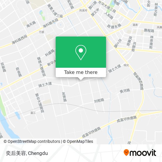 奕后美容 map