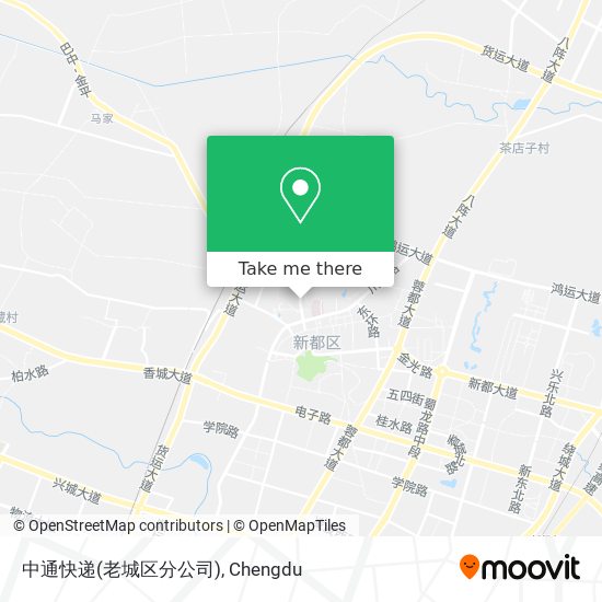 中通快递(老城区分公司) map