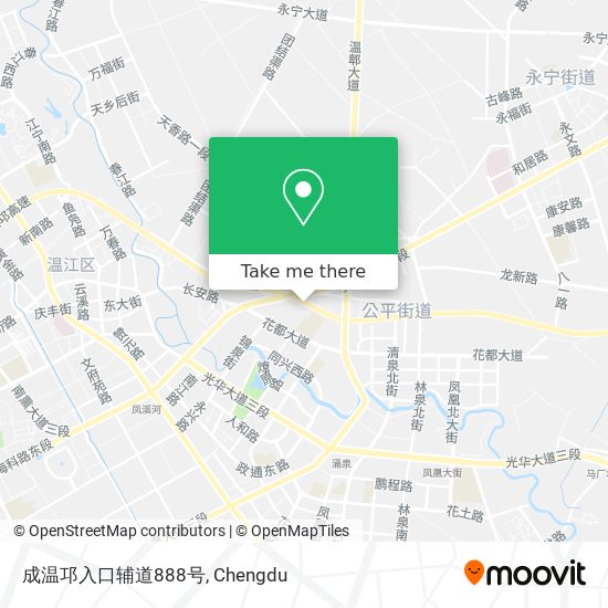 成温邛入口辅道888号 map
