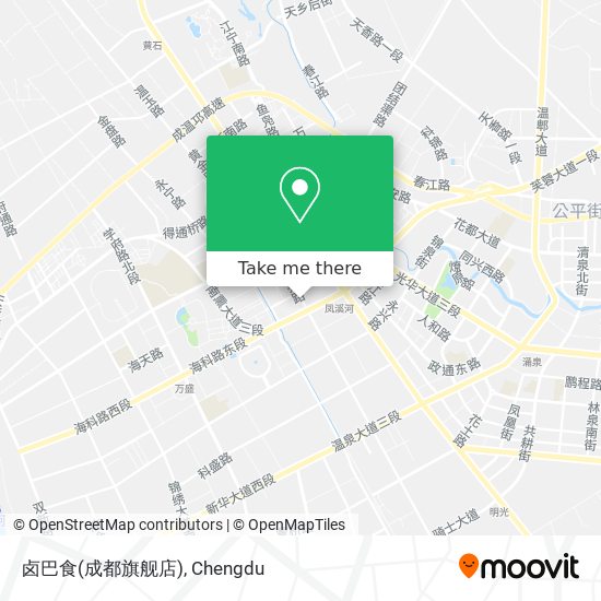 卤巴食(成都旗舰店) map